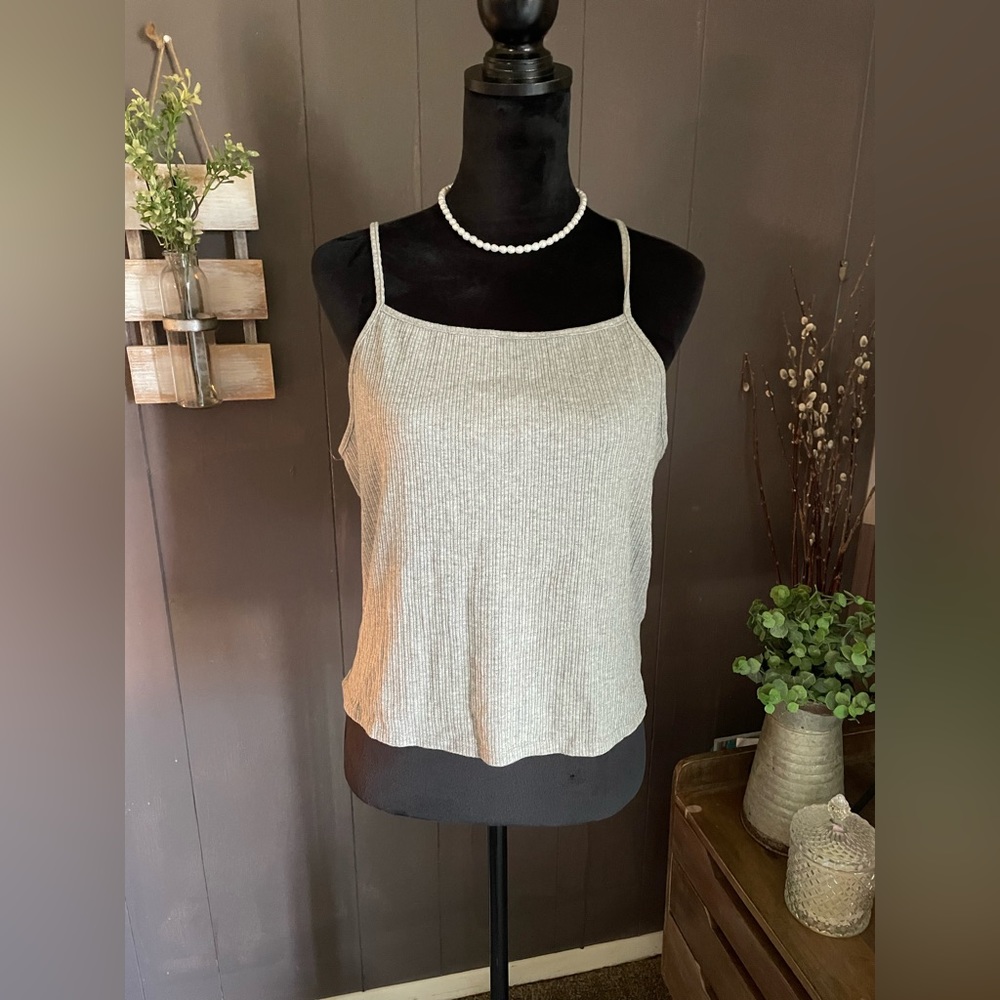 American Eagle Gray Cami Large